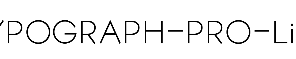 TYPOGRAPH-PRO-Light