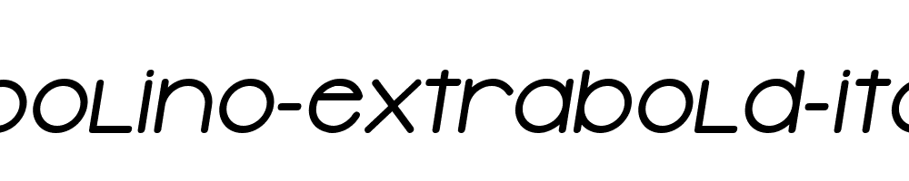 Typolino-ExtraBold-Italic