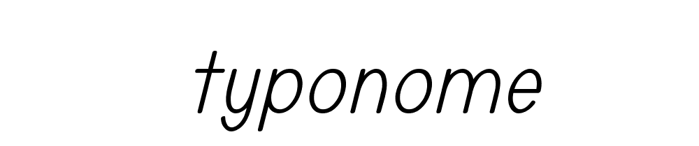 Typonome