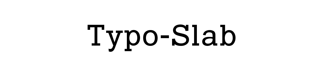 Typo-Slab