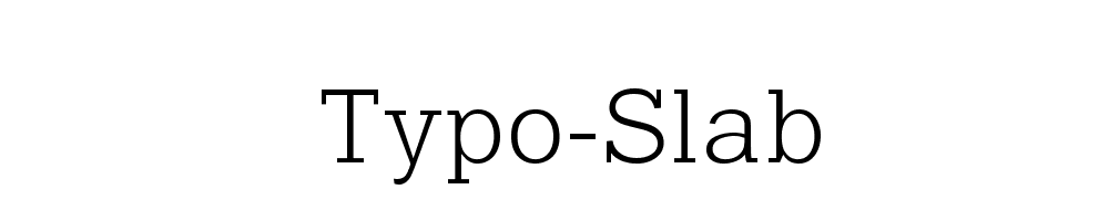 Typo-Slab