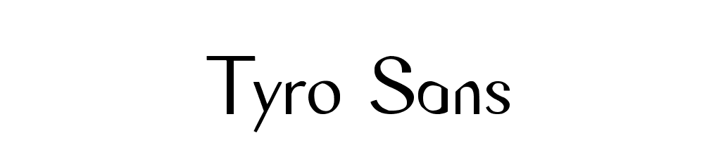 Tyro Sans