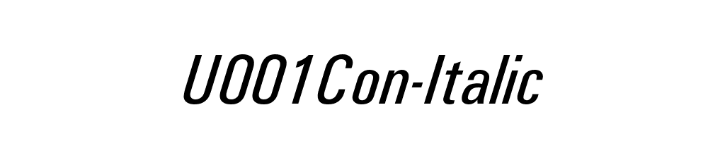 U001Con-Italic