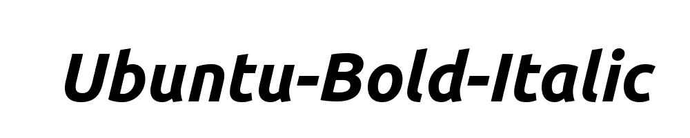 Ubuntu-Bold-Italic