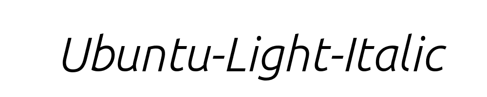 Ubuntu-Light-Italic