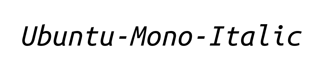 Ubuntu-Mono-Italic