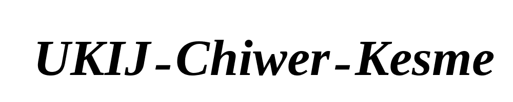 UKIJ-Chiwer-Kesme