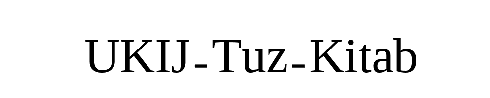 UKIJ-Tuz-Kitab