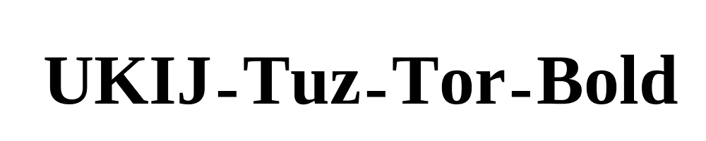 UKIJ-Tuz-Tor-Bold