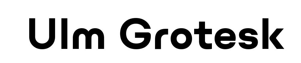 Ulm Grotesk