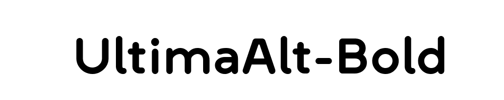 UltimaAlt-Bold