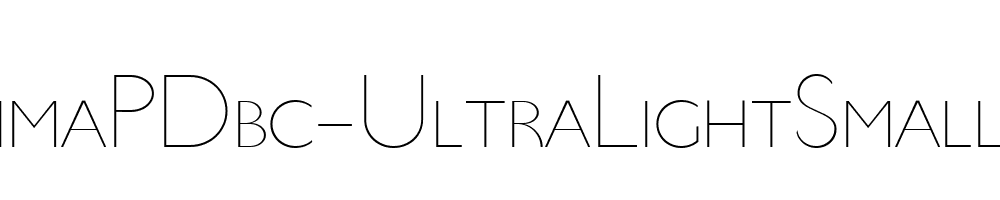 UltimaPDbc-UltraLightSmallCaps