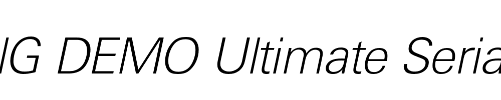  DEMO Ultimate Serial Xlight Italic