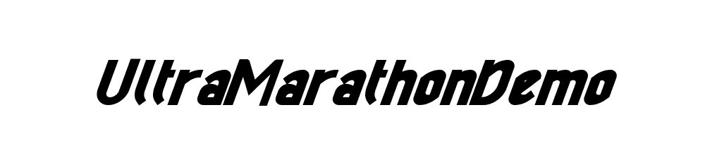 UltraMarathonDemo