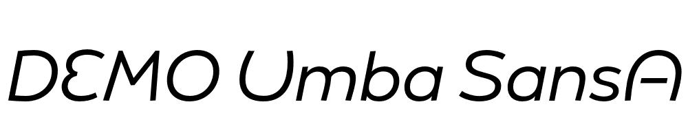 FSP DEMO Umba SansA Italic