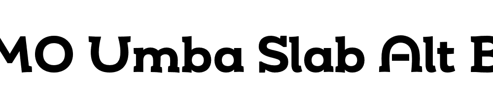 FSP DEMO Umba Slab Alt Bold Bold