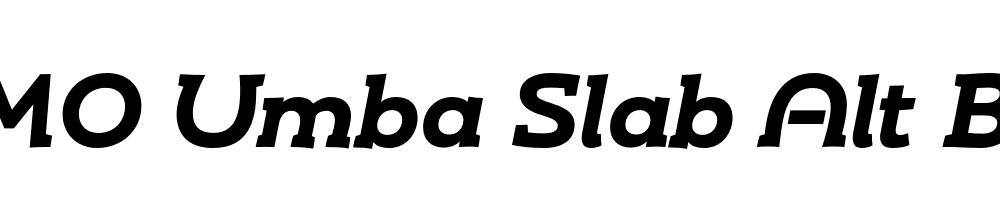 FSP DEMO Umba Slab Alt Bold Italic