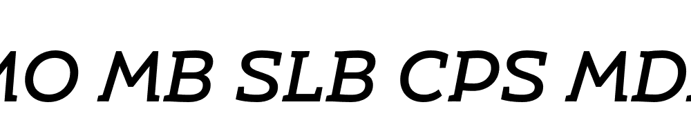 FSP DEMO mb Slb Cps Mdm Italic