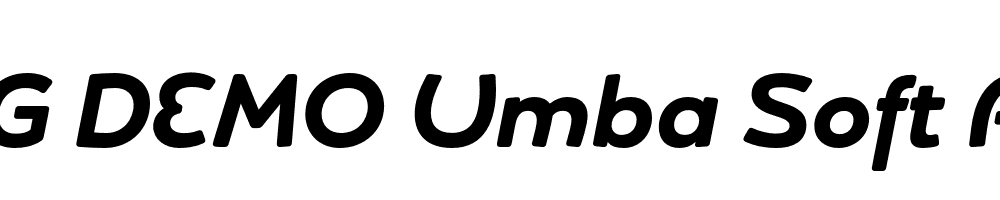  DEMO Umba Soft Alt Bold Italic