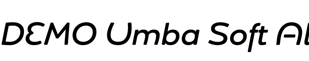  DEMO Umba Soft Alt Medium Italic