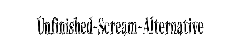 Unfinished-Scream-Alternative