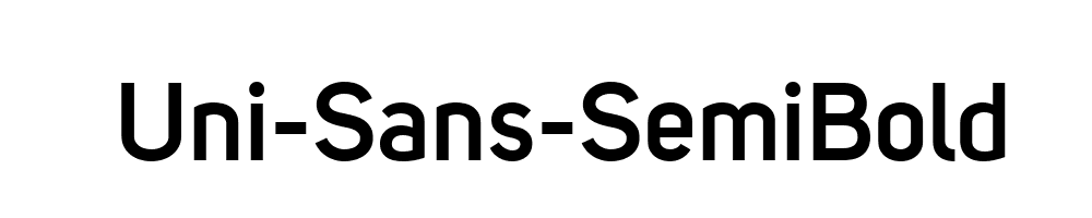 Uni-Sans-SemiBold