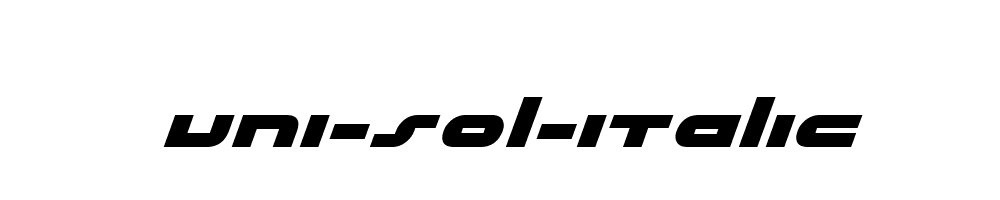 uni-sol-italic