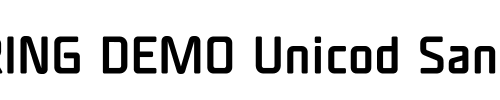  DEMO Unicod Sans Medium