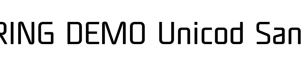  DEMO Unicod Sans Regular