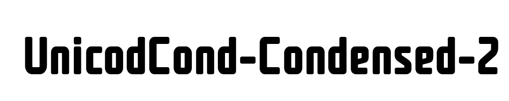 UnicodCond-Condensed-2