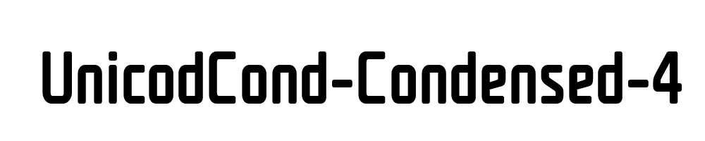 UnicodCond-Condensed-4