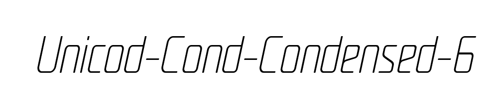 Unicod-Cond-Condensed-6