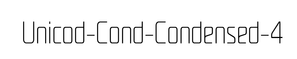 Unicod-Cond-Condensed-4