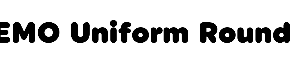  DEMO Uniform Rounded Ultra Regular