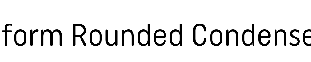  DEMO Uniform Rounded Condensed Regular