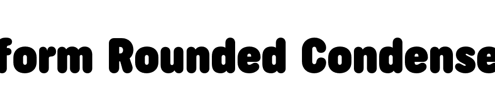  DEMO Uniform Rounded Condensed Ultra Regular