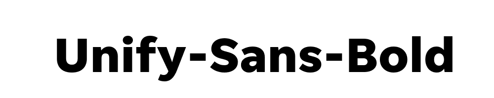 Unify-Sans-Bold