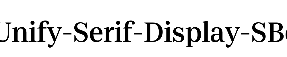 Unify-Serif-Display-SBd