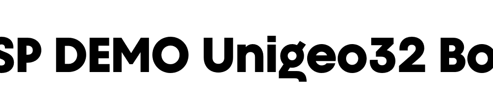 FSP DEMO Unigeo32 Bold