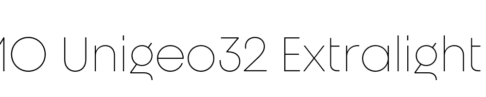 FSP DEMO Unigeo32 Extralight Regular