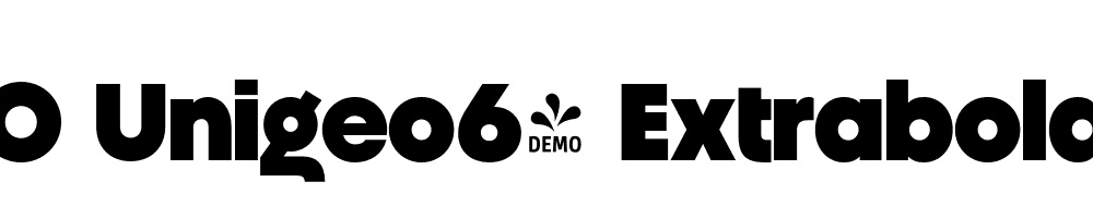 FSP DEMO Unigeo64 Extrabold Regular