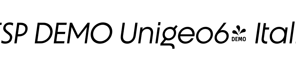 FSP DEMO Unigeo64 Italic