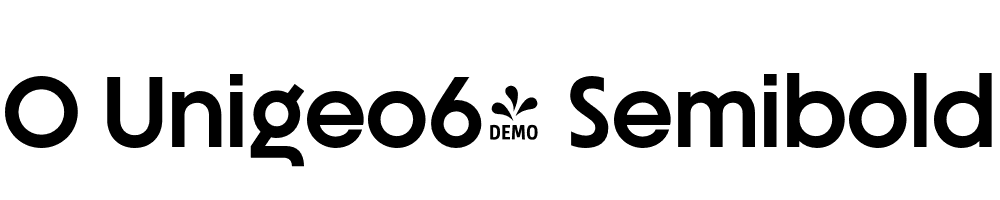 FSP DEMO Unigeo64 Semibold Regular