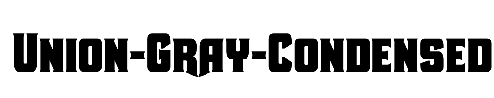 Union-Gray-Condensed