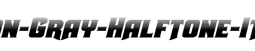 Union-Gray-Halftone-Italic