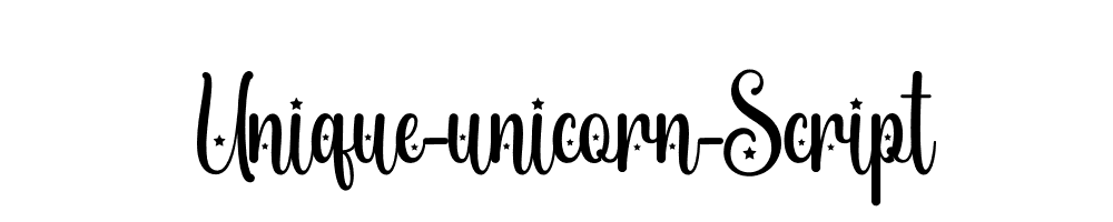 Unique-unicorn-Script