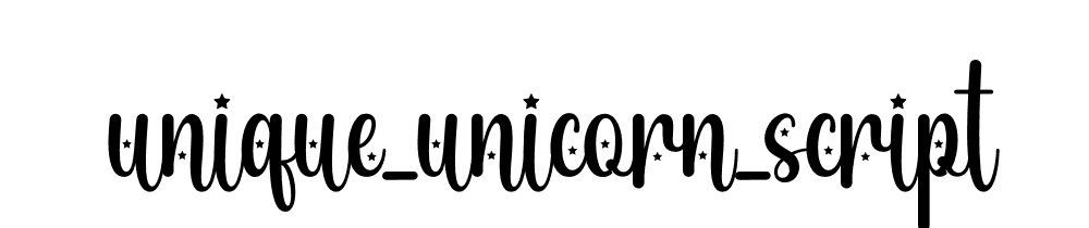 Unique_unicorn_script