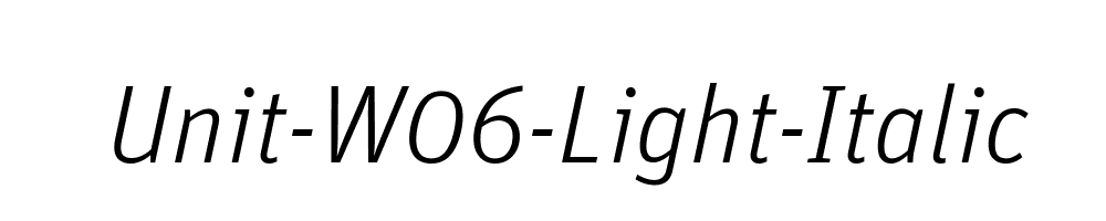 Unit-W06-Light-Italic