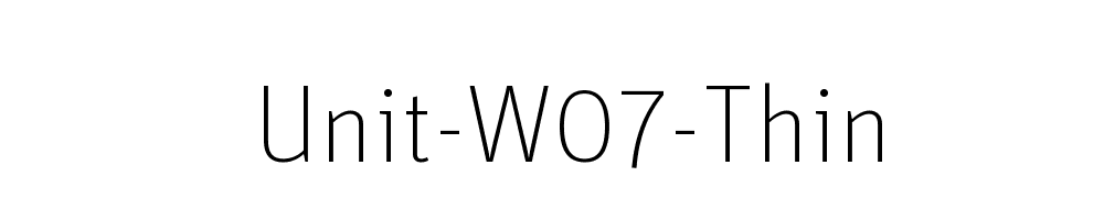 Unit-W07-Thin