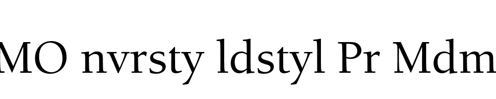 FSP DEMO nvrsty ldstyl Pr Mdm Regular